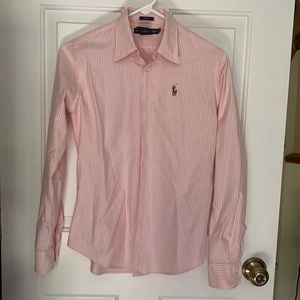 Woman’s Ralph Lauren slim fit Oxford.  Size 2